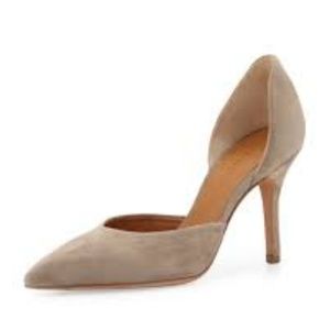 Vince  suede Celeste d'Orsay pump